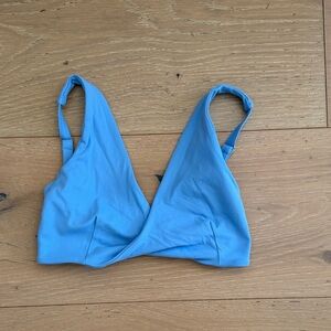 Monday Swimwear Sky Blue Triangle Bikini Top